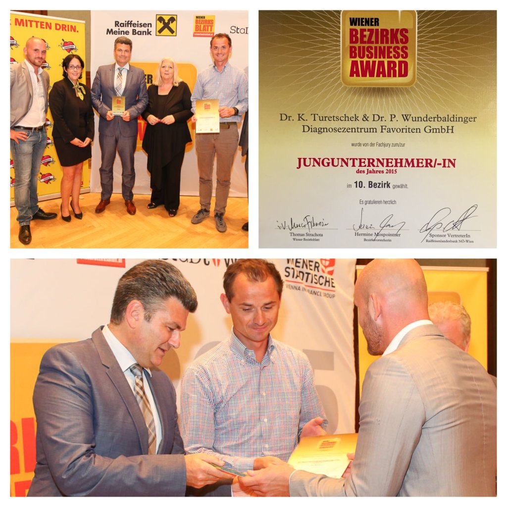 Wiener Bezirks Business Award Jungunternehmer des Jahres 2015